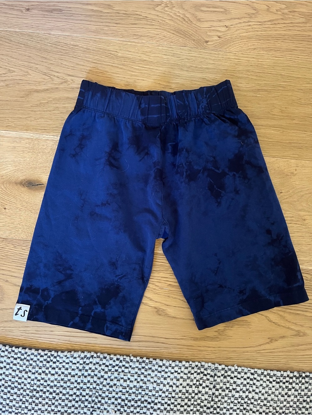 Taylor Navy Tie-Dye Kids Shorts